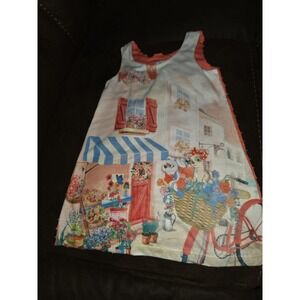 Mayoral girls puppy‎ floral riding bikes dress size 3t